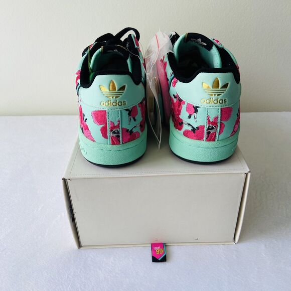 Adidas Continental 80 ARIZONA GREEN TEA FU7788 2019 Size 9 Rare Cherry Blossom - Picture 14 of 16